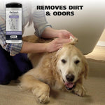 Wahl dog grooming wipes 50 count tub showing lavender scent label