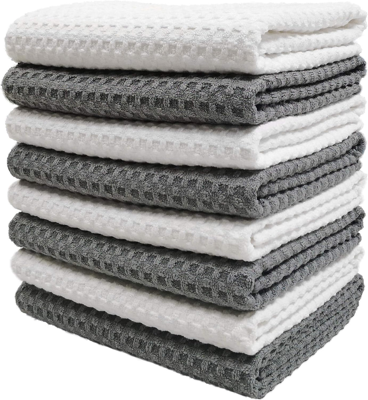 Polyte quick dry microfiber towel hanging in modern kitchen