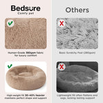 Raised rim support detail of the 30-inch pet cuddler