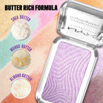 NYX PROFESSIONAL MAKEUP Buttermelt Highlighter, Powder Highlighter Makeup, With Up to 12H Wear and High Impact Glow - 40 No 1 Butta (Holographic Lavender) - Image 6