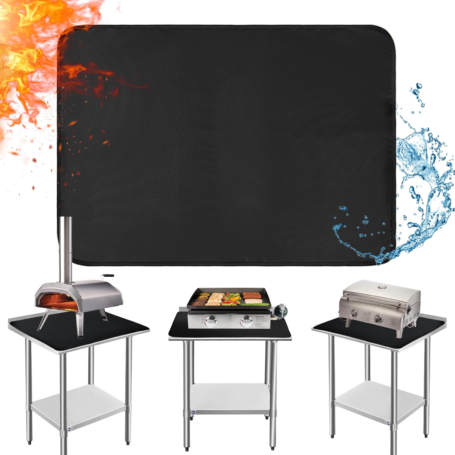 Amerbro heat resistant grill mat front view