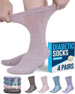 Doctor's Select diabetic socks front view showcasing non-binding top