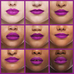 Milani color statement moisture matte lipstick texture close up