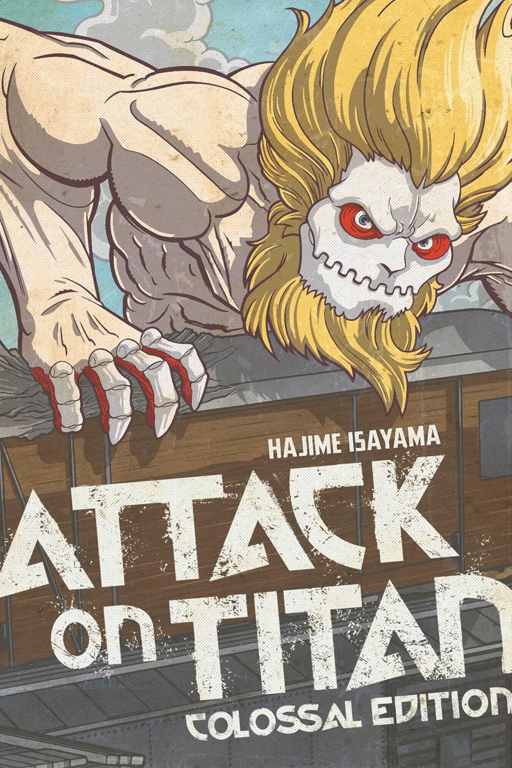 Hajime Isayama Attack on Titan Colossal Edition 6 front view paperback manga