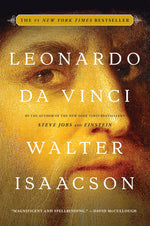 Walter Isaacson Leonardo Da Vinci paperback book front cover view