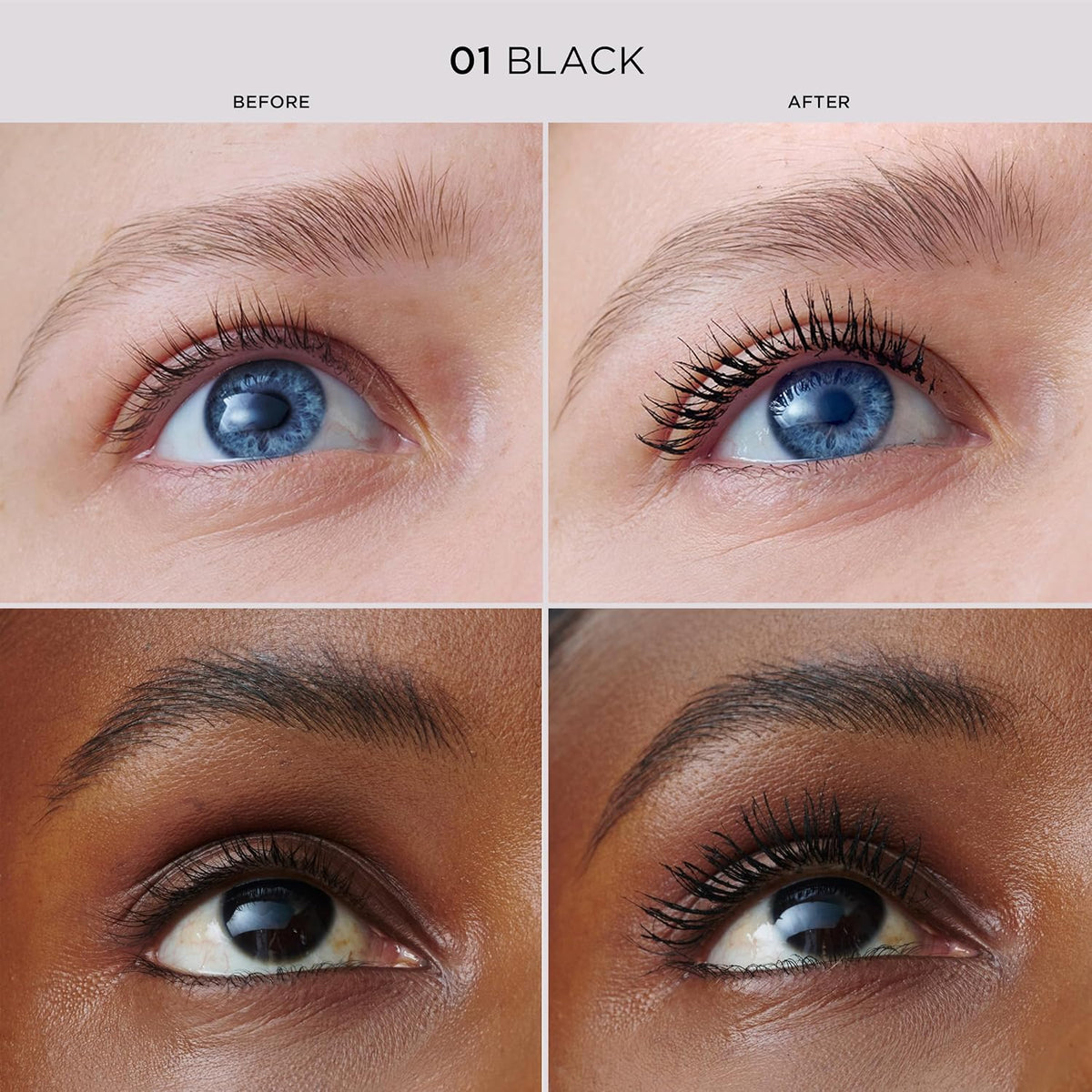 Clarins Wonder Perfect 5D Mascara shade 01 black tube side angle