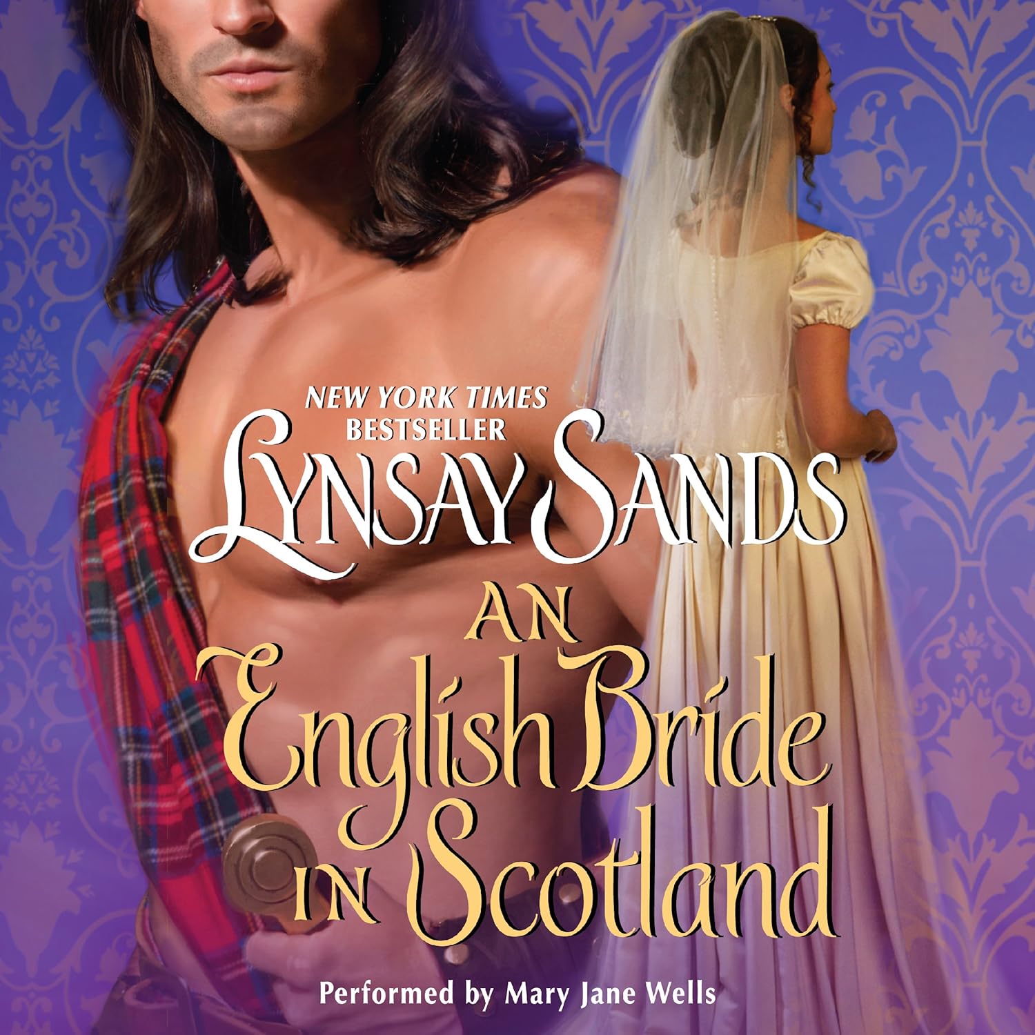Lynsay Sands An English Bride In Scotland front view paperback novel
