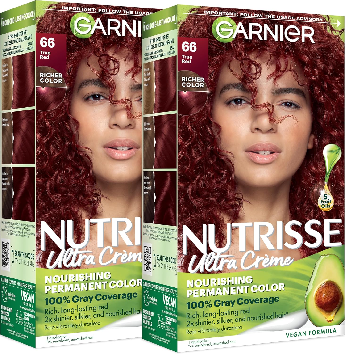 Nutrisse Ultra Creme hair color front view packaging
