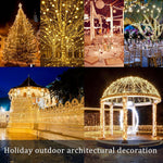 DAYLIGHTIR outdoor patio decorated with fairy string lights