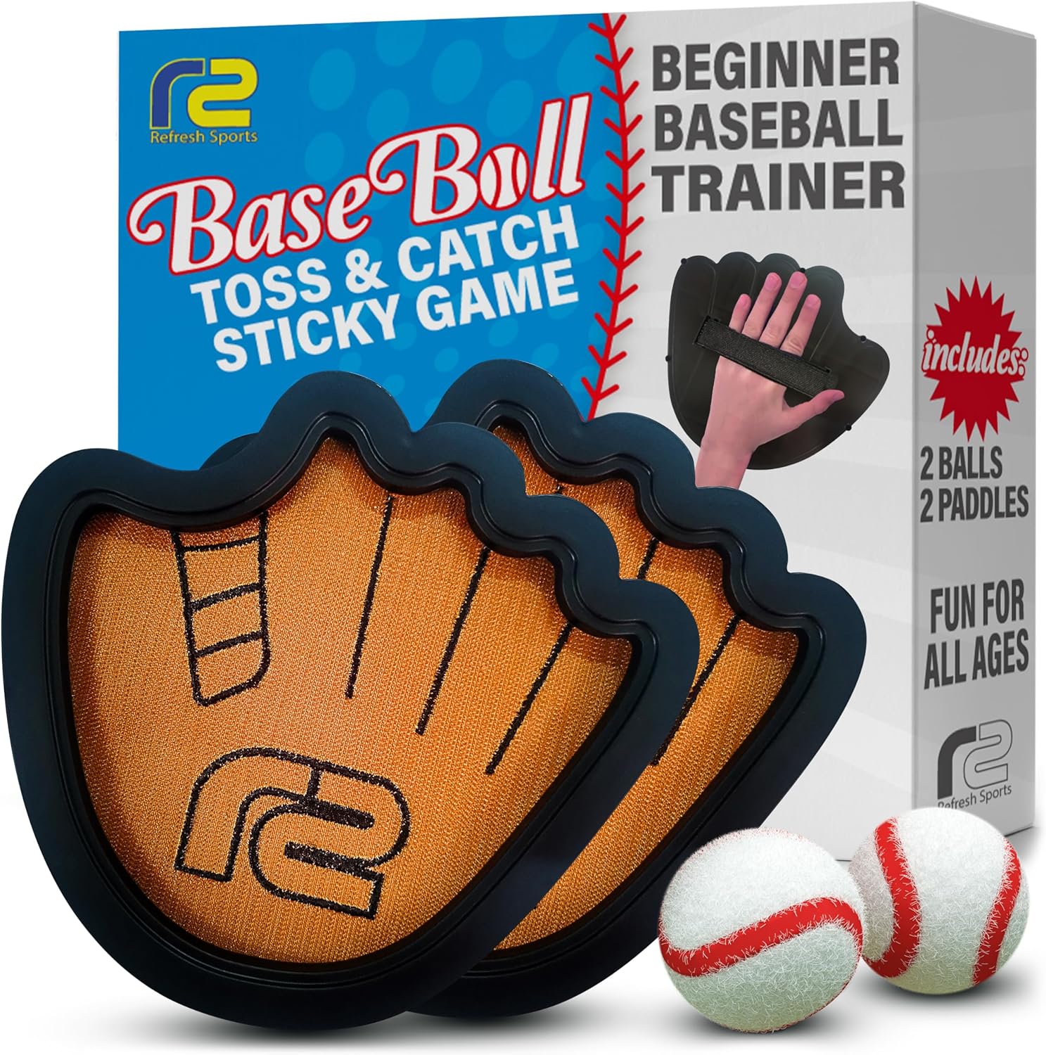 Refresh Sports Toss and Catch Ball Game Set front view