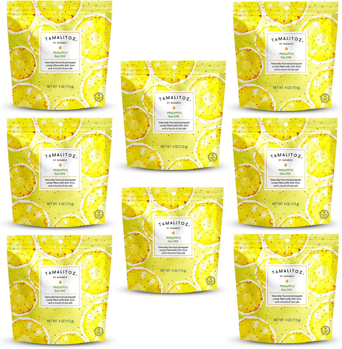 Tamalitoz Variety Pack - Spicy Mexican Hard Candy with Chile, Lime & Sea Salt, 8 Flavors: Mango, Cucumber, Tamarind, Watermelon, Pineapple, Blood Orange, Green Apple, Cherry - 8 Bags (4oz Each) - Image 13