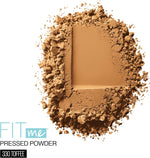 Maybelline Toffee 330 powder open compact showing mirror and sponge applicator