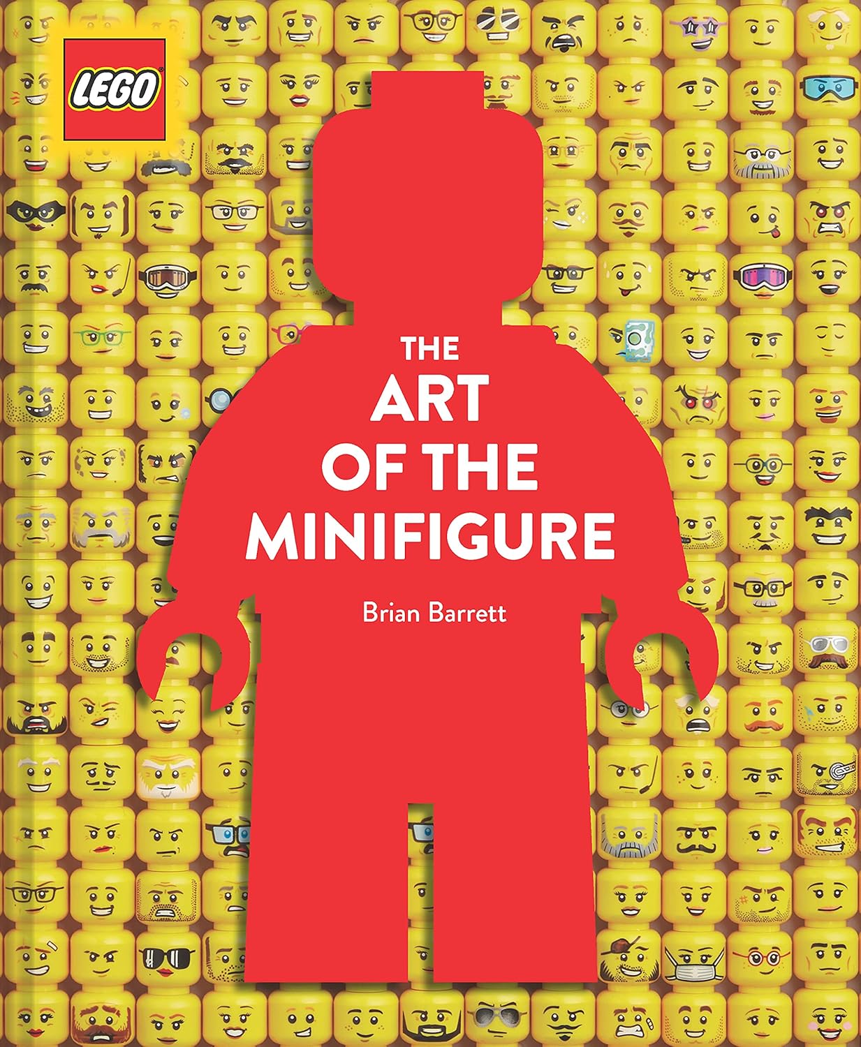 Chronicle Books LEGO The Art of the Minifigure hardcover book front view showcasing the iconic yellow figure cover artwork.