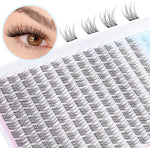 Natural Lash Extension Kit Wispy Lash Clusters Kit 168Pcs Eyelash Extension Kit 9-12MM Eyelash Clusters Lashes Individual Kit with Remover for Lash Extension, Bond and Seal and Tweezers by TNFVLONEINS - Image 6