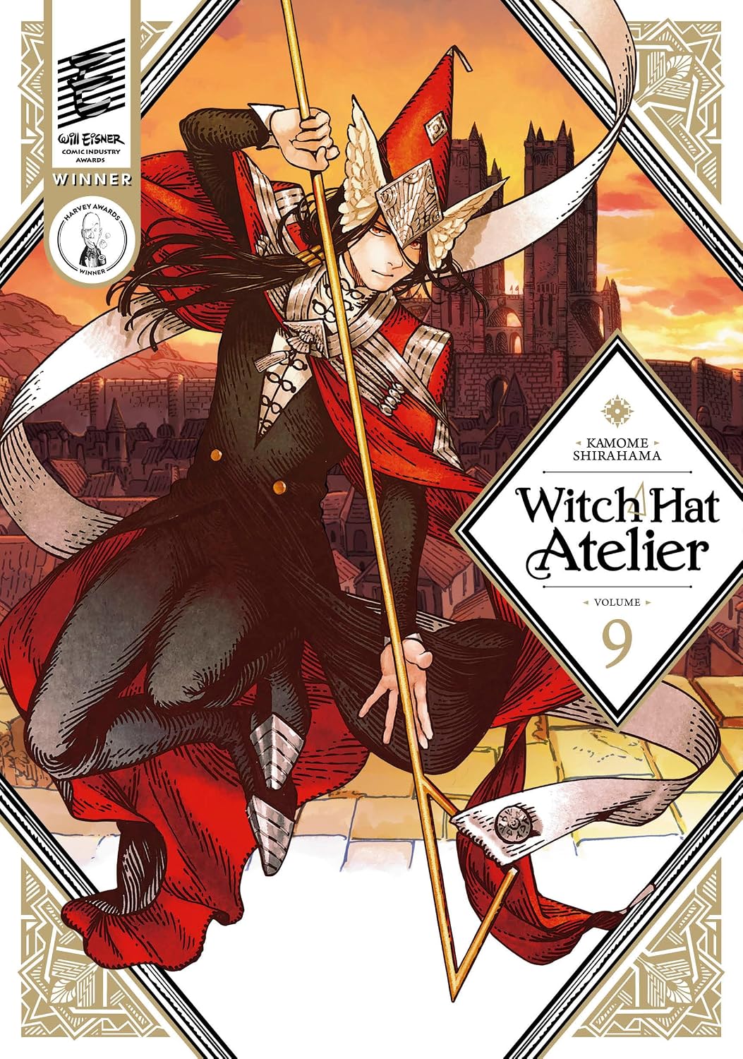 Kamome Shirahama Witch Hat Atelier Volume 9 paperback front cover manga book