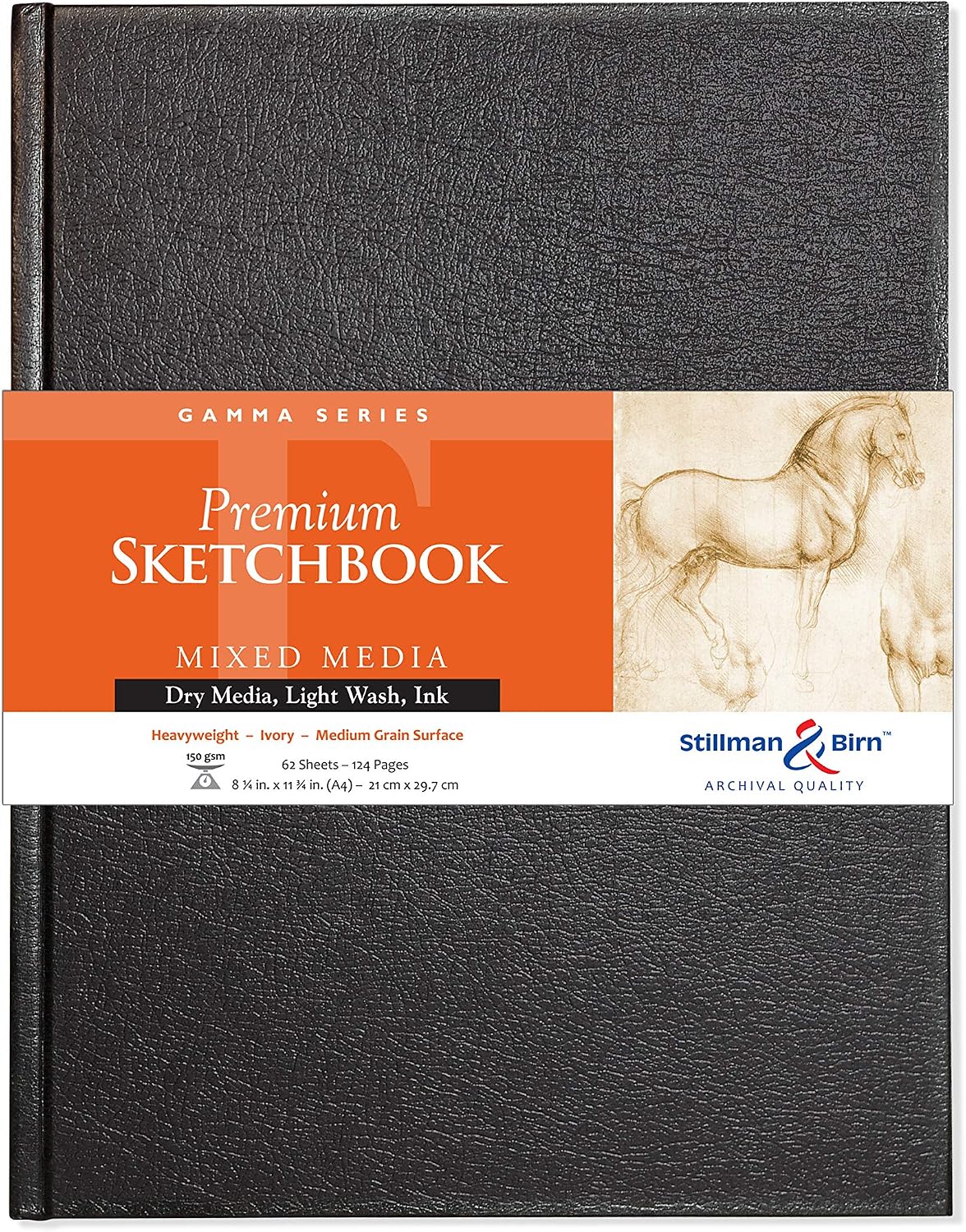 Stillman And Birn Gamma Series Hardbound Sketchbook front view