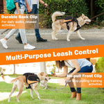 Underside view of the Moysoon dog harness showing the soft breathable padded mesh lining
