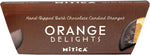 Mitica gourmet candied orange slices on a dessert plate