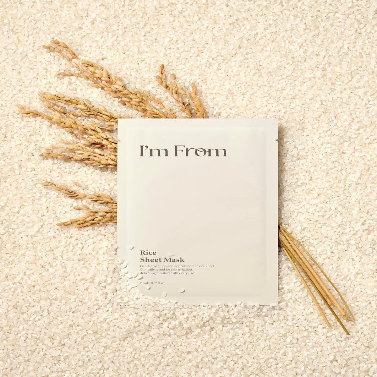 Korean skincare Rice Sheet Mask for hydration
