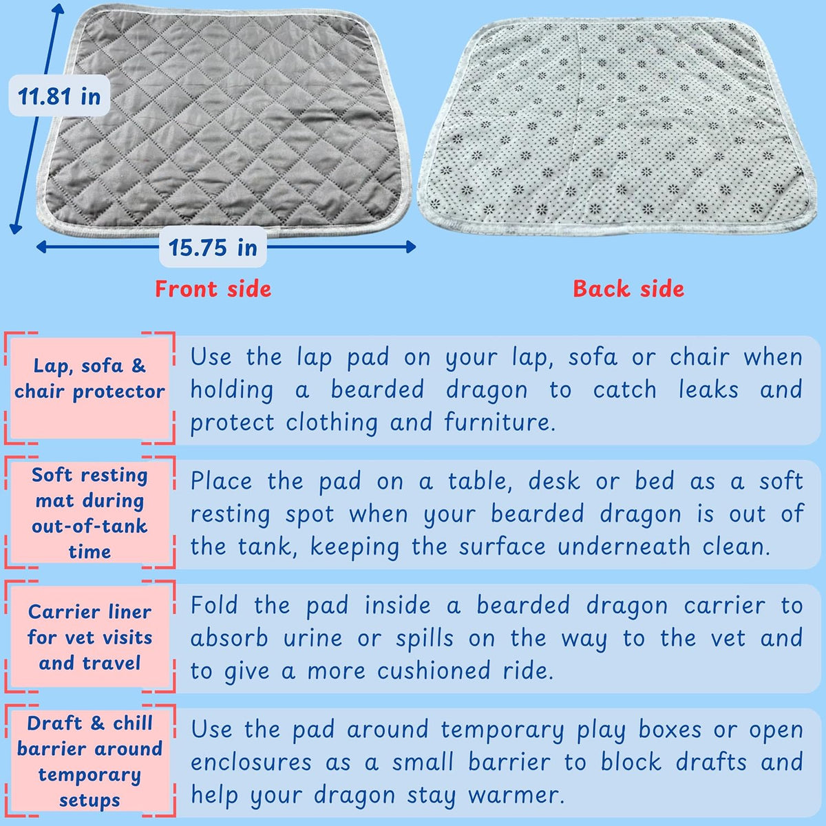 Close-up view of the low V-shaped tail opening on the grey reptile diaper outfit
