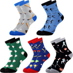 Belloxis funny athletic sports crew socks front view