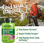 Naturelo menopause support packaging details