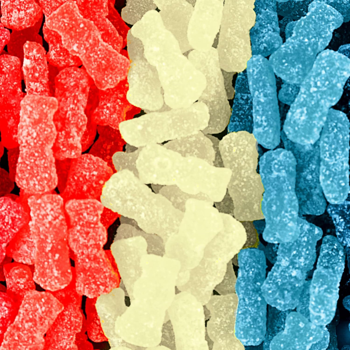 Sour Patch Kids imported sweet and sour family pack close up