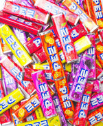 Authentic PEZ confectionery refills ready to be loaded into character dispensers