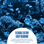 Penn-Plax aquarium thermometer with suction cup mount