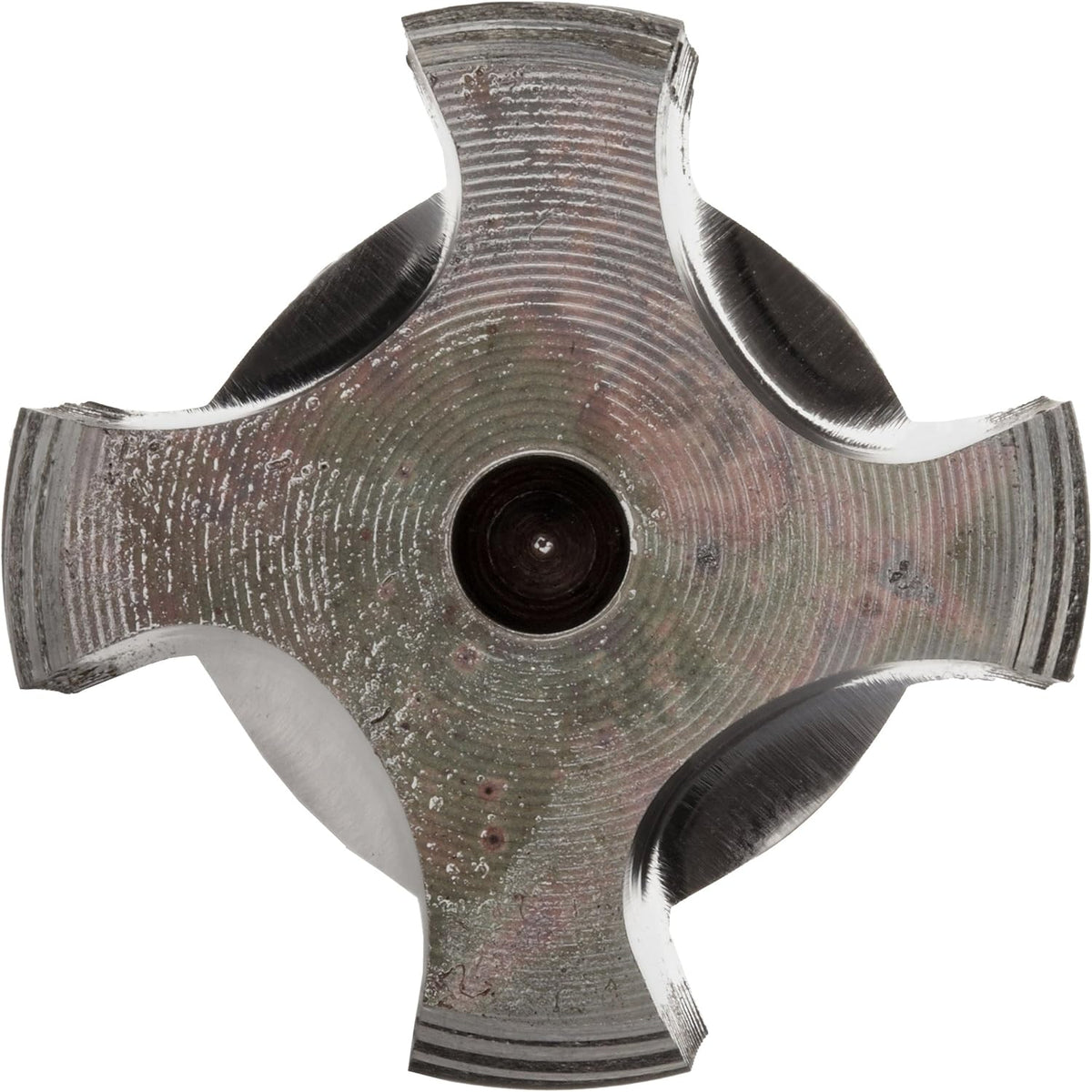 Uncoated bright finish detail on the Dormer E547 threading tap.
