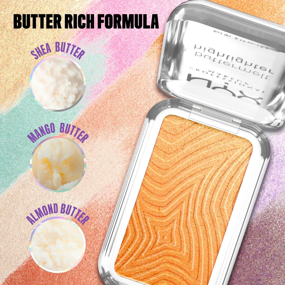 NYX PROFESSIONAL MAKEUP Buttermelt Highlighter, Powder Highlighter Makeup, With Up to 12H Wear and High Impact Glow - 30 Butta Bling (Light Copper) - Image 6