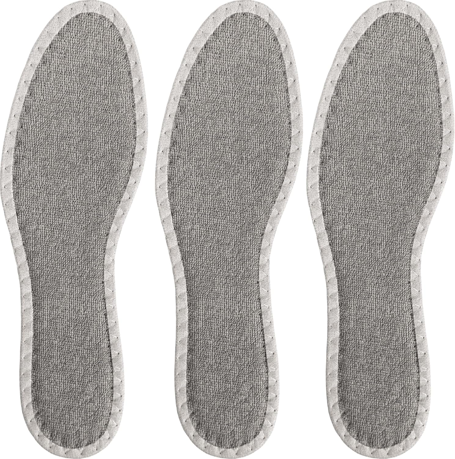 Pedag Deo Fresh washable terry cloth and sisal breathable insoles front view