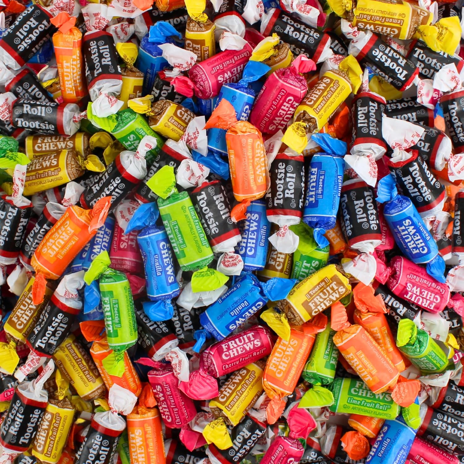 Queen City Candy Cave Assorted Flavored Mini Chews 1 Pound front package view imported candy