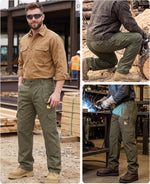 Konreco industrial safety cargo work pants lifestyle angle