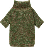 Fitwarm Thermal Knitted Dog Sweater Doggy Winter Coat Pet Clothes Doggie Turtleneck Jacket Puppy Outfits Cat Sweatsuit Sage Green Medium - Image 12