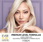 L'Oreal Paris EverPure Blonde Shampoo bottle cap and pump detail