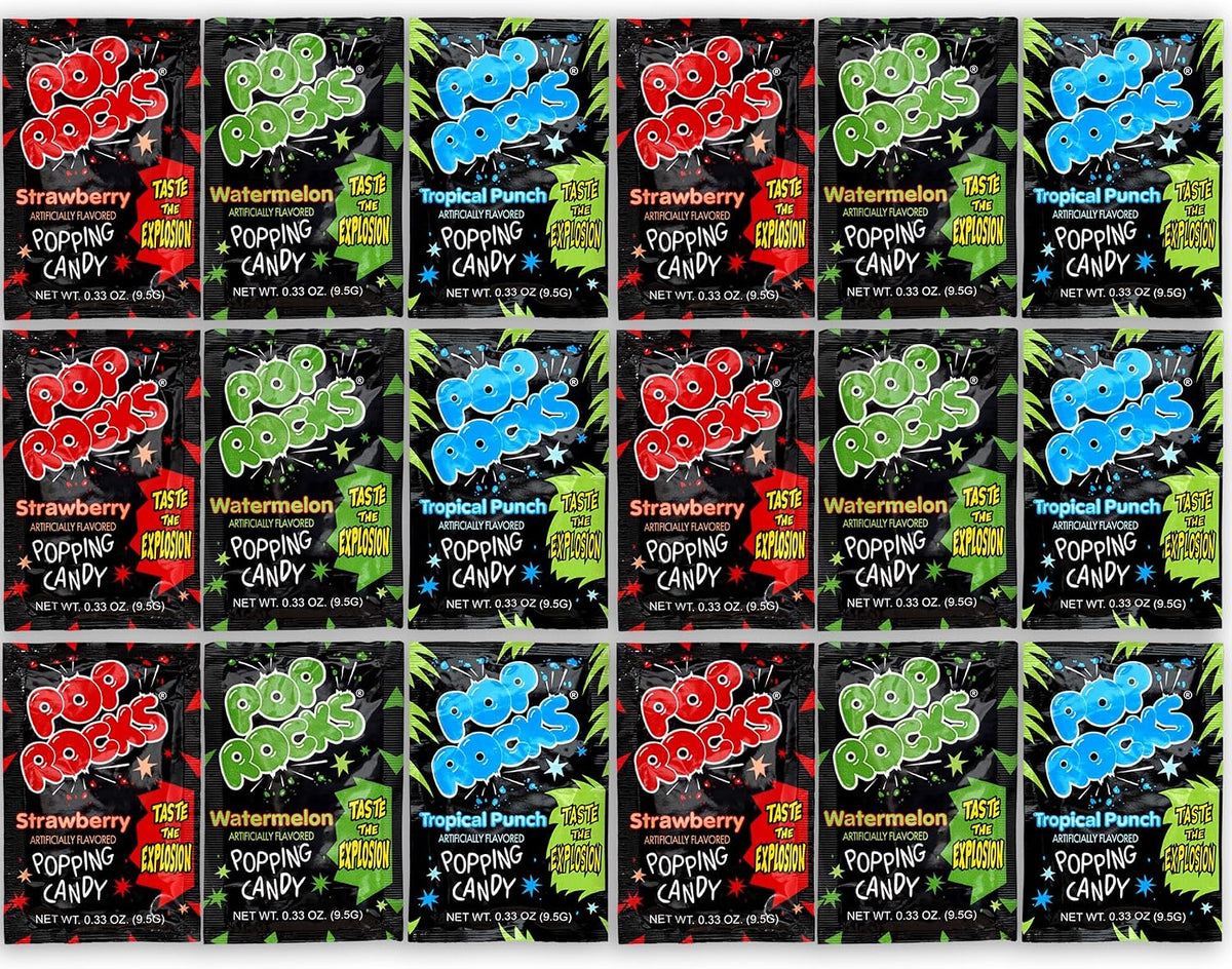The Hampton Candy Company Pop Rocks Candy 3 Pack, Watermelon, Strawberry, Tropical Punch - Image 11
