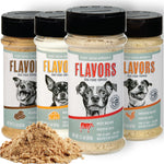 BEAUMONT BASICS Flavors Dog Food Topper pack front view showcasing premium natural dog food seasonings.