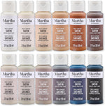 Martha Stewart, Multi-Surface Satin 12 pc Paint Set, Solar Brights - Image 11