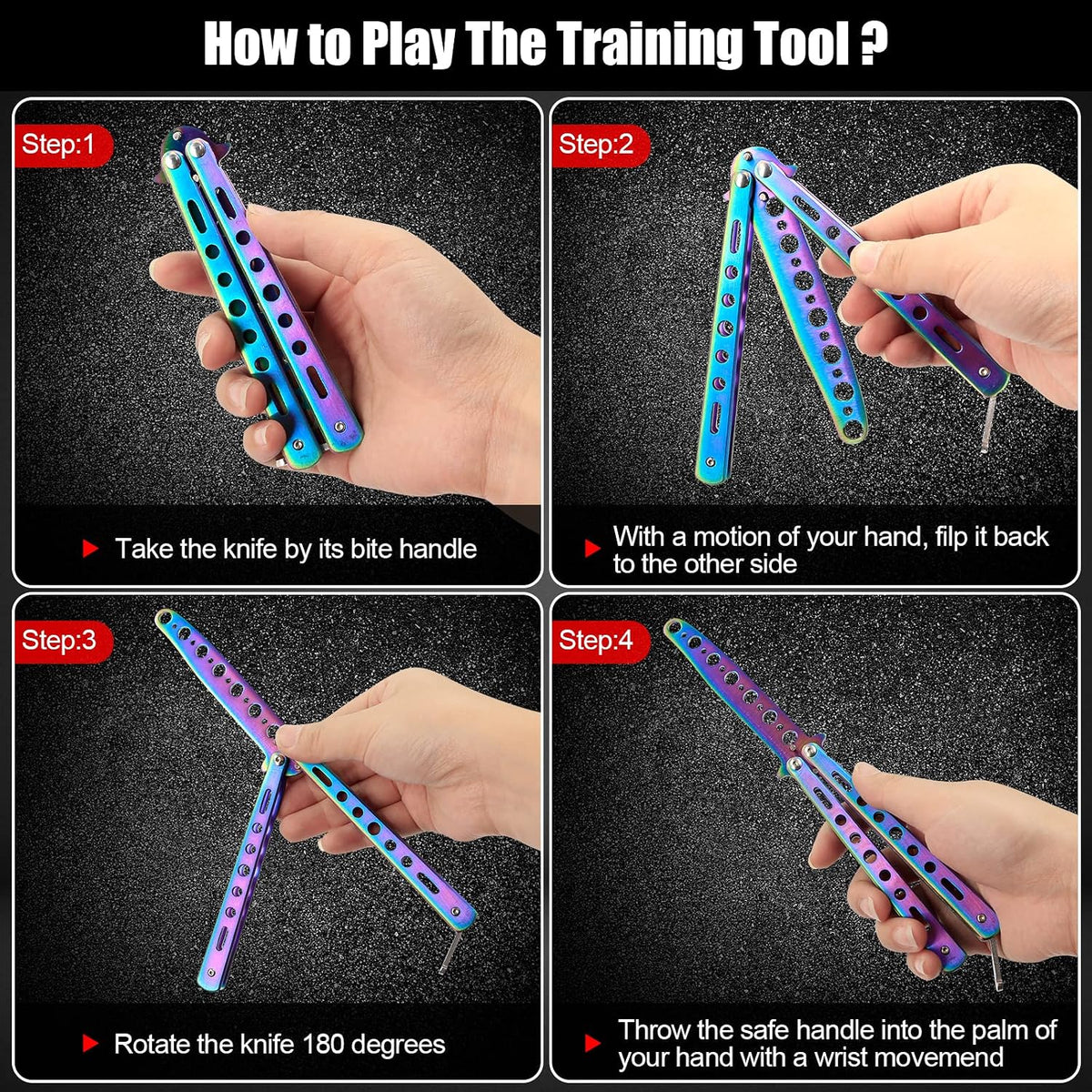 Morden Ms practice finger trainer packaging and full accessory layout.
