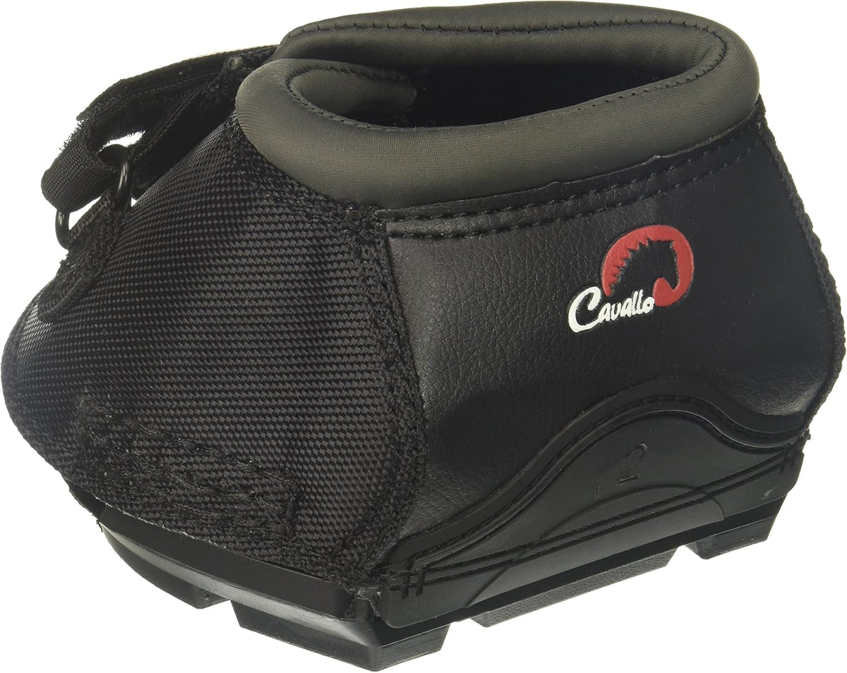 Cavallo ELB Regular Sole Hoof Boot side angle showing drainage slots