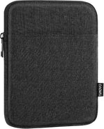 TiMOVO 6-7 Inch eReader Sleeve Case front view showing black exterior.