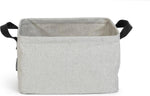 Brabantia laundry hamper folded flat for compact storage