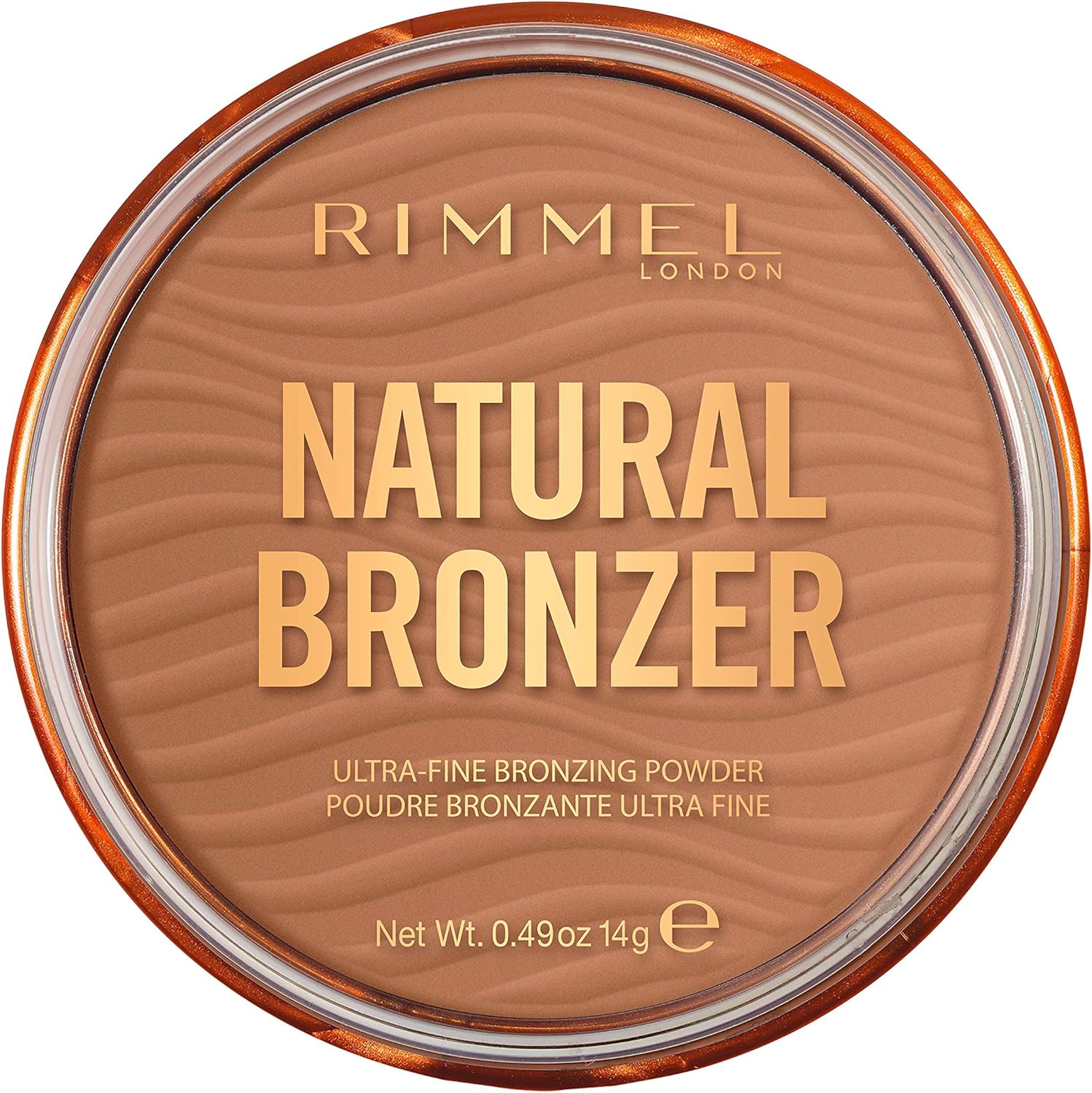 RIMMEL LONDON - Natural Bronzer - Silky-Smooth & Ultra-Fine Bronzing Powder - Sunkissed Look, Mimicking Natural Tan - 002 Sunbronze - 14g - Image 1