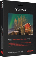 AudioQuest Yukon 1.5m cable highlighting the braided outer jacket