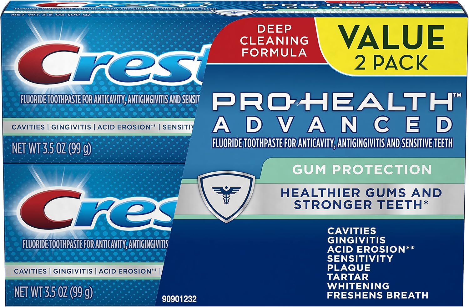 Crest Pro-Health Advanced Gum Protection Toothpaste front view with packaging