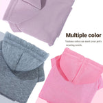 Dog Hoodie, Cute Sweaters for Small Dogs Girl, Classic Puppy Sweatshirt with Pocket Hood, Winter Puppy Clothes Girl with Fleece Lined, XXS Dog Clothes for Extra Small Doggie (1-3lbs), Pink+Rose - Image 9