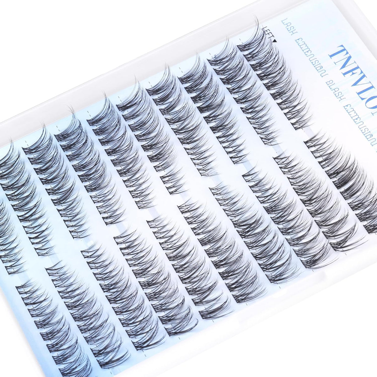 Natural Lash Clusters Wispy Cluster Eyelash Extensions Left&Right Cluster Lashes C Curl Individual Lashes Extension DIY Natural Eye Lash Clusters by TNFVLONEINS - Image 6
