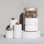 Haupt Lakrits gluten free salty licorice jar close up detailing