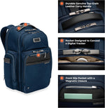 Briggs & Riley @work backpack open laptop compartment